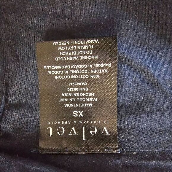 Velvet By Graham & Spencer Jacket Blazer Size S Printed Woven Kimono - Picture 9 of 9